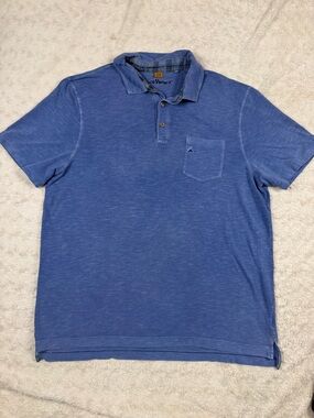Tailor Vintage Blue Men's Polo with Chest Pocket